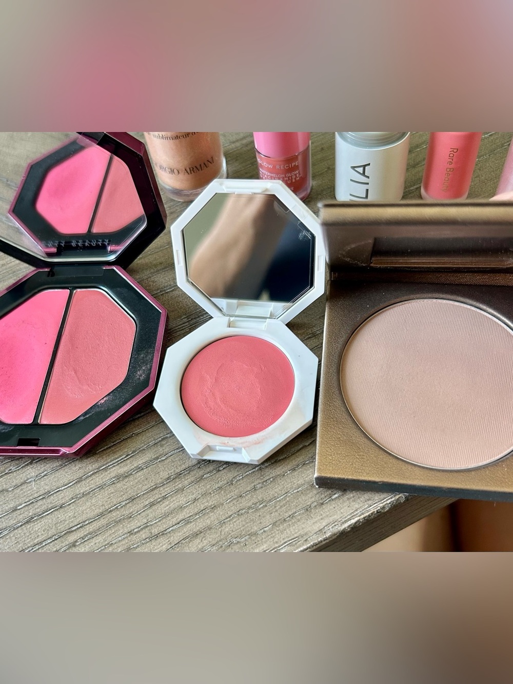 Giorgio Armani Rare Beauty Fenty Beauty Tarte Ilia Glow Recipe makeup bundle - Picture 2 of 2
